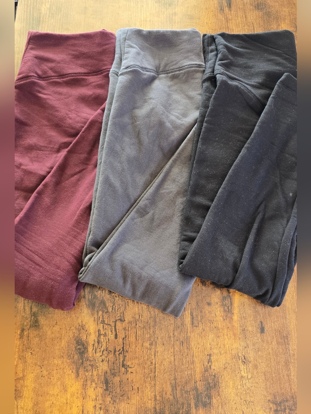 (3) Pair Of Fleece Leggings